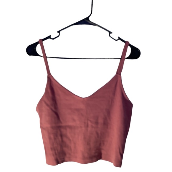 Pink cropped tank top - Picture 1 of 1